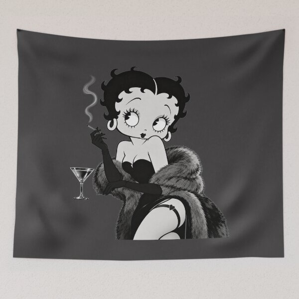 Aperçu de l'œuvre BETTY BOOP NOIR créée et vendue par BabaSoti.