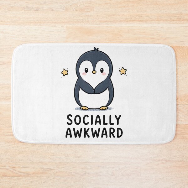 Item preview, Socially Awkward Cute Penguin Funny Introvert Kawaii Penguin Design designed and sold by dreamz-world.