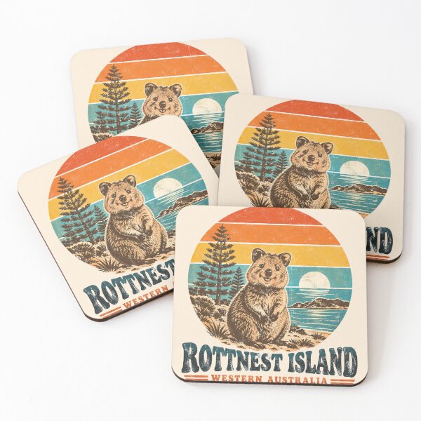 Item preview, Rottnest Island Quokka Vintage Australia designed and sold by Yellowriversss.
