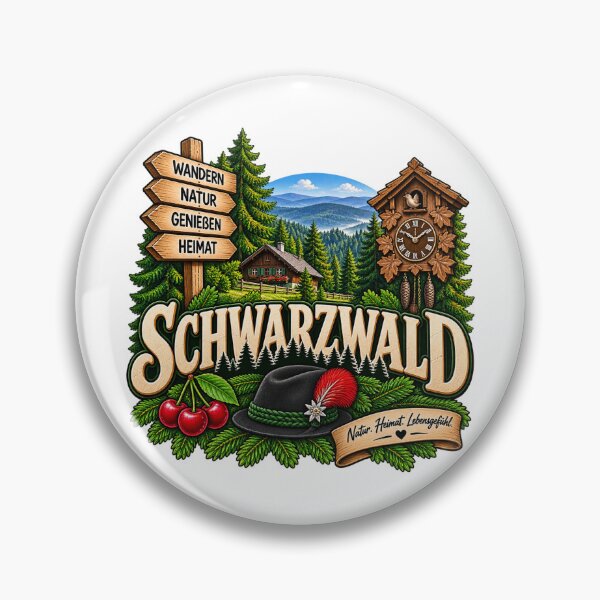 Item preview, Black Forest – Hiking, Nature, Home & Lifestyle designed and sold by Wandervogel123.