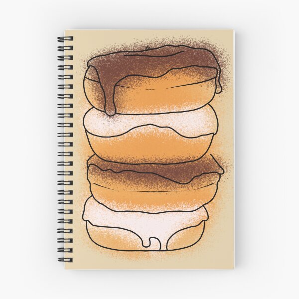 Item preview, Choc & Vanilla Doughnut Stack (Orange, Brown & Cream) designed and sold by Burnt_Pikachu.