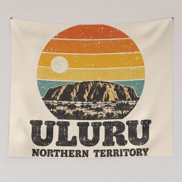 Item preview, Uluru Northern Territory Vintage Outback designed and sold by Yellowriversss.