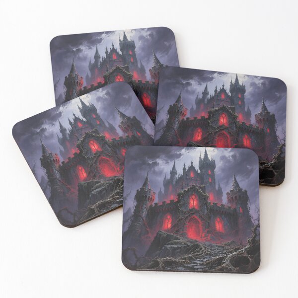 Item preview, Dark Gothic Castle of Crimson Shadows – Haunted Dark Fantasy Fortress designed and sold by cr6zym1nd.