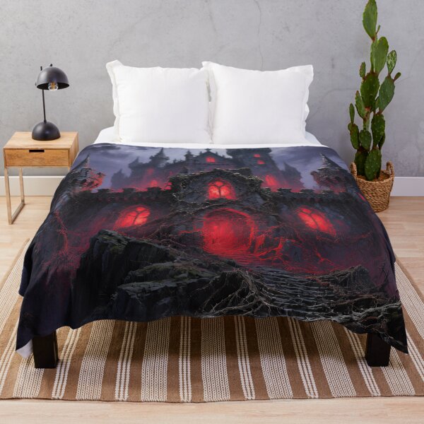 Item preview, Dark Gothic Castle of Crimson Shadows – Haunted Dark Fantasy Fortress designed and sold by cr6zym1nd.