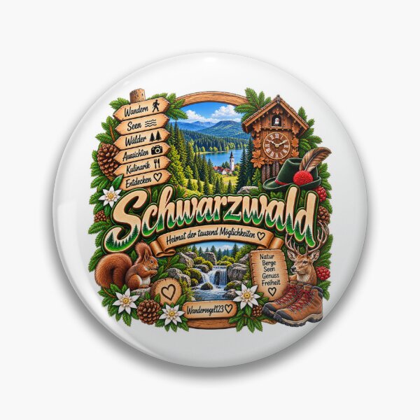 Item preview, Black Forest – Hiking, Lakes, Forests & Nature designed and sold by Wandervogel123.