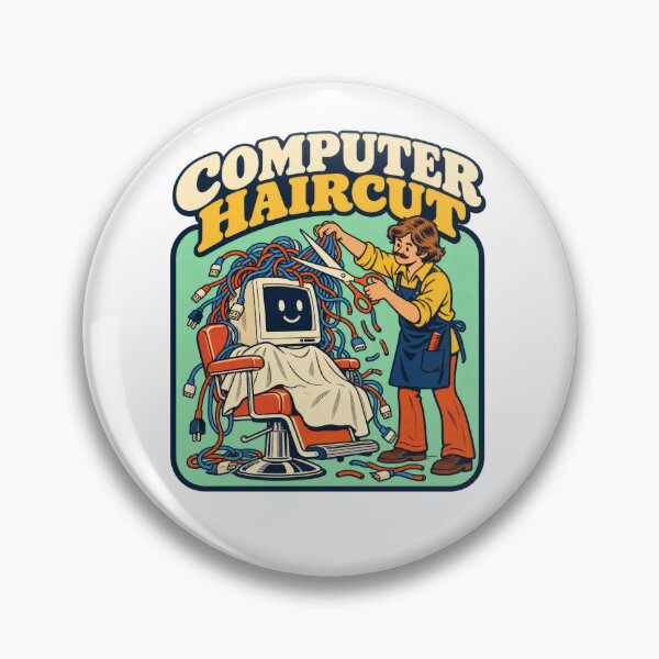 Item preview, Vintage Computer Gets a Cable Haircut designed and sold by Pixdot.