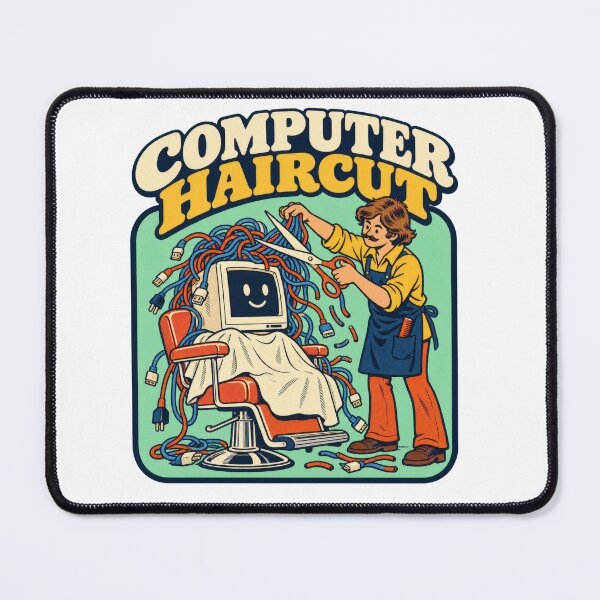 Item preview, Vintage Computer Gets a Cable Haircut designed and sold by Pixdot.
