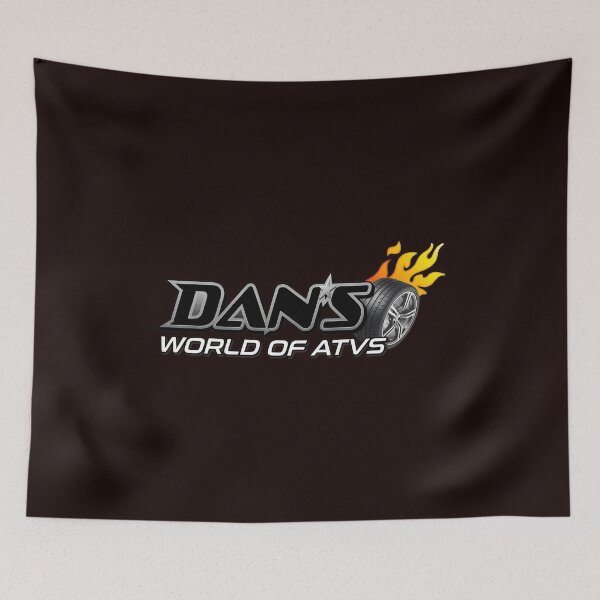 Item preview, DANS WORLD OF ATVS Flame Wheel Logo designed and sold by GulnorGermelo.