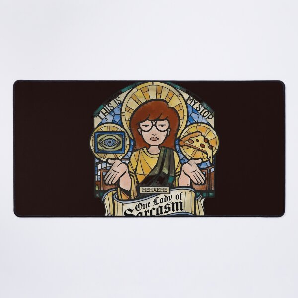 Item preview, Our Lady of Sarcasm Daria Stained Glass designed and sold by GulnorGermelo.