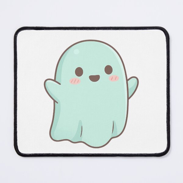 Item preview, Cute Kawaii Mint Ghost Happy Spooky Graphic designed and sold by ArtLabCreations.