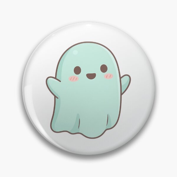 Item preview, Cute Kawaii Mint Ghost Happy Spooky Graphic designed and sold by ArtLabCreations.