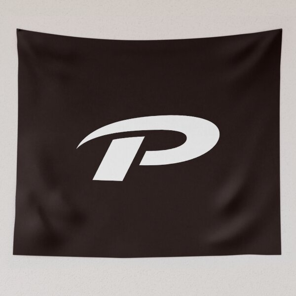 Item preview, Stylized White P Graphic Emblem Outline designed and sold by GulnorGermelo.