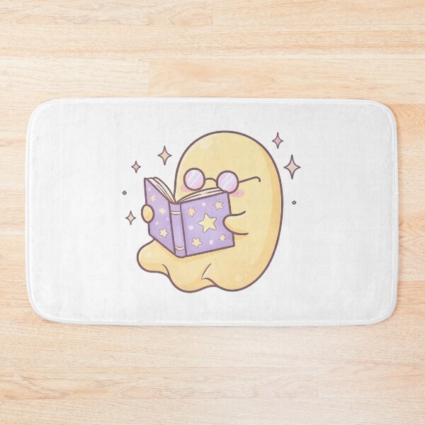 Item preview, Cute Bookworm Ghost Reading Book Kawaii Graphic designed and sold by ArtLabCreations.