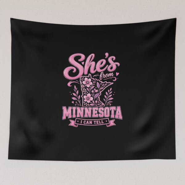 Item preview, Minnesota Floral- She’s from I can tell Minnesota  designed and sold by nycahperdstore.