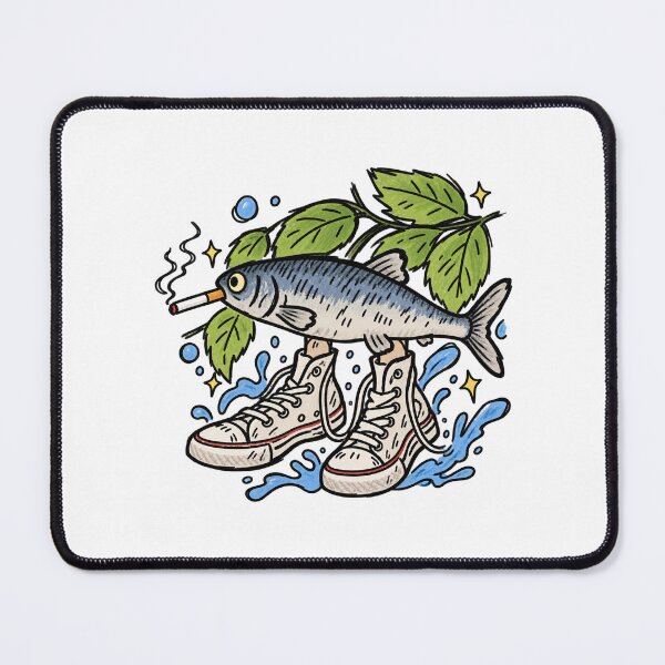 Item preview, Fish With Fresh Kicks designed and sold by MonkiFlipp.