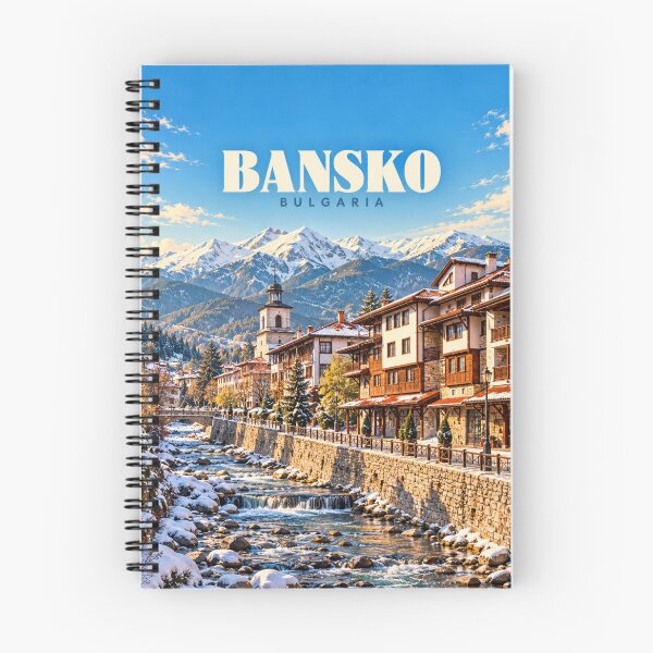 Item preview, Bansko Vintage Bulgarian Mountain Town Art designed and sold by MichaeIRellov.