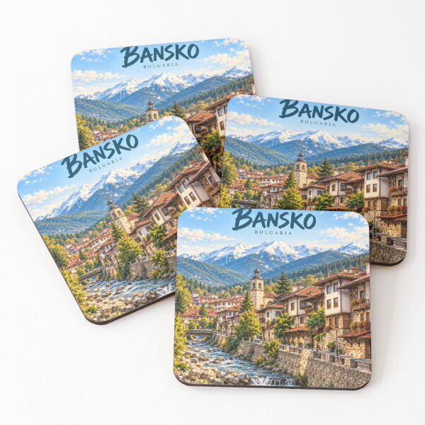 Item preview, Bansko Painterly Bulgarian Mountain Impression designed and sold by MichaeIRellov.