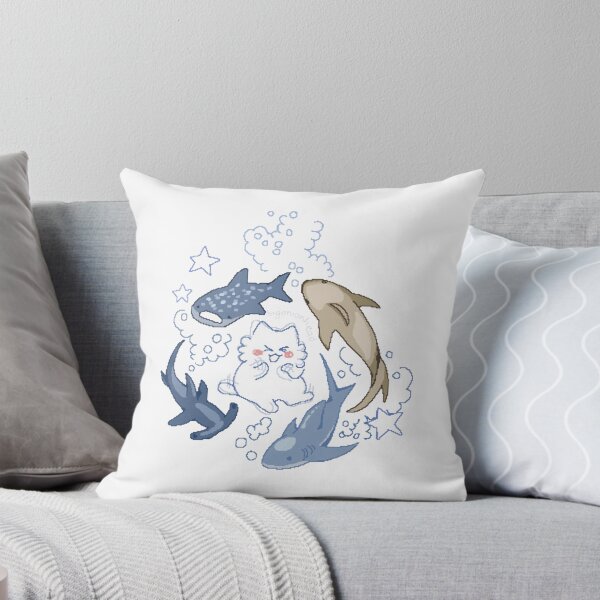 Item preview, I Love Sharks Cute Blue Underwater Wildlife  designed and sold by BigonionCat.