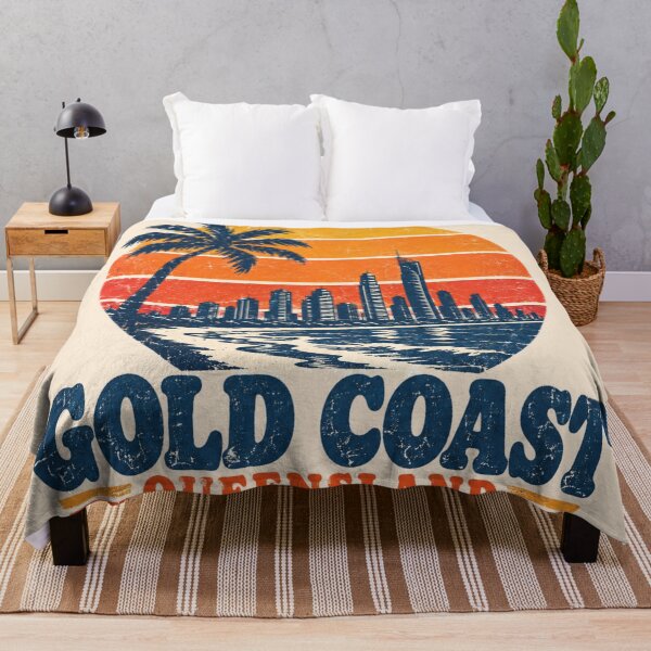 Item preview, Gold Coast Queensland Vintage Sunset Australia designed and sold by Yellowriversss.