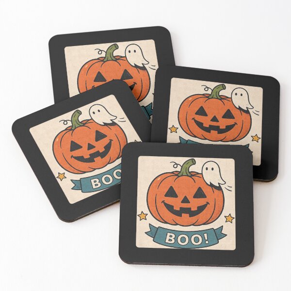 Item preview, Cute Pumpkin and Ghost Halloween T-Shirt designed and sold by JoyVero.