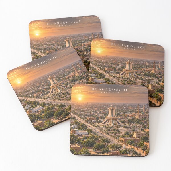 Item preview, Ouagadougou Cinematic Monochrome City Artwork designed and sold by MichaeIRellov.