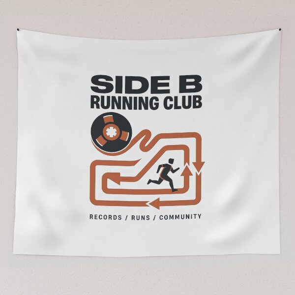 Item preview, Side B Running Club Retro Audio Marathon Runners designed and sold by SplashTastic.