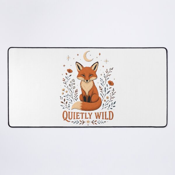 Artikelvorschau, Ruhig wilder Fuchs Natur Mond Botanisches Tierdesign entworfen und verkauft von dreamz-world.