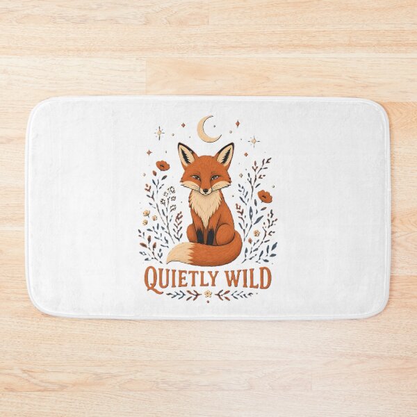 Item preview, Quietly Wild Fox Nature Moon Botanical Animal Design designed and sold by dreamz-world.