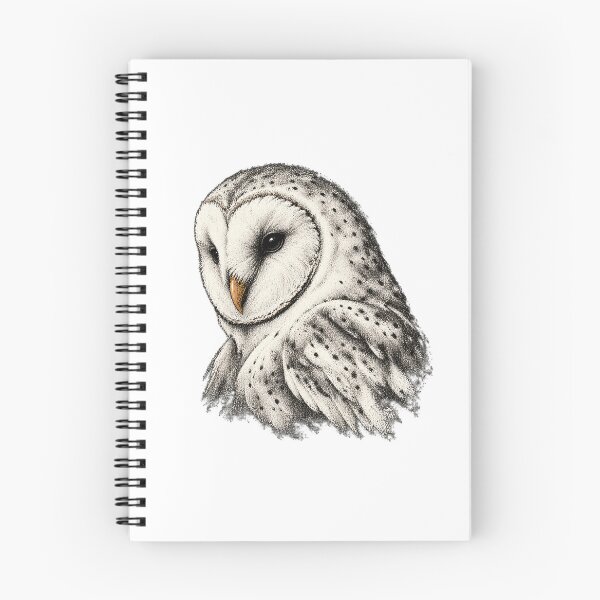 Item preview, Night Owl Detailed Barn Owl Portrait designed and sold by sasaPRO.