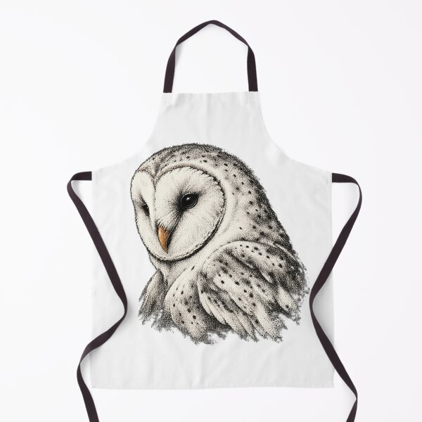 Item preview, Night Owl Detailed Barn Owl Portrait designed and sold by sasaPRO.