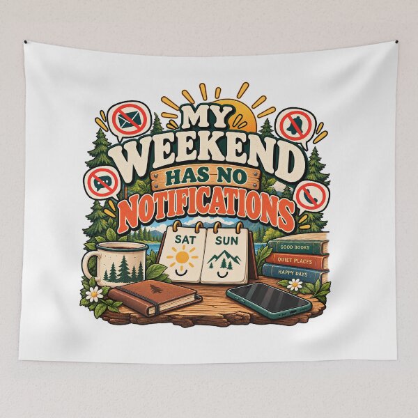 Item preview, Sorry I Missed Your Notification – Offline Weekend Adventure designed and sold by FindYouByZ.