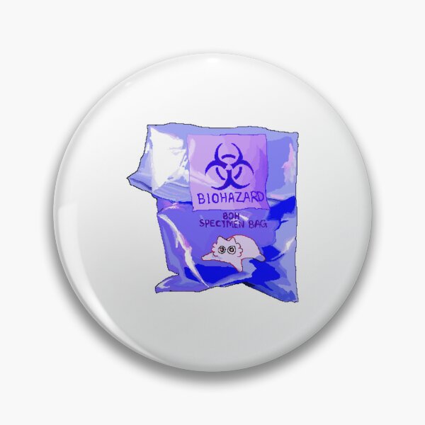 Item preview, Biohazard Purple Laboratory Bag Cute Cat Art designed and sold by BigonionCat.