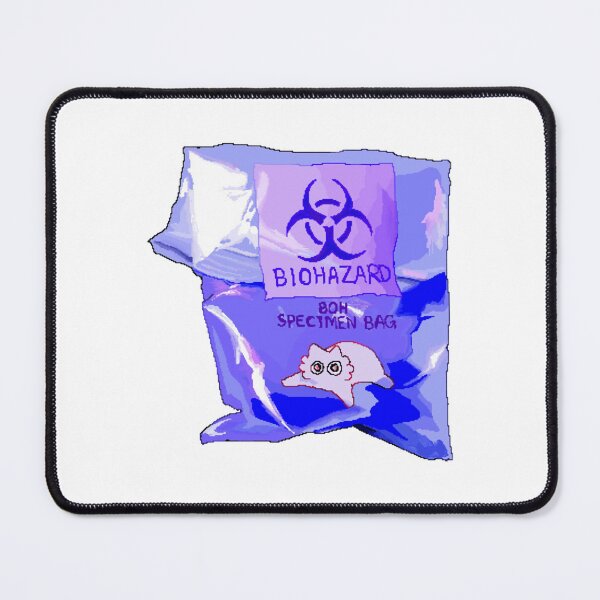 Item preview, Biohazard Purple Laboratory Bag Cute Cat Art designed and sold by BigonionCat.
