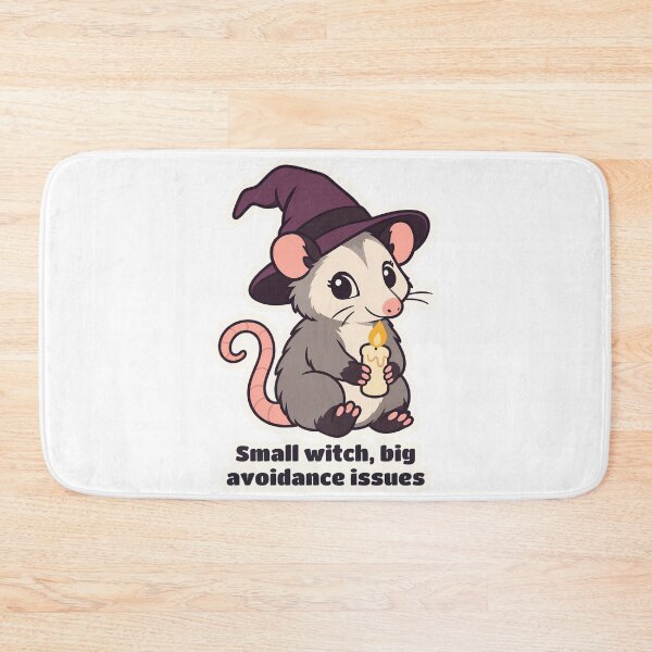 Item preview, Witchy Possum Holding Candle Avoidance Issues designed and sold by OuqCreations.