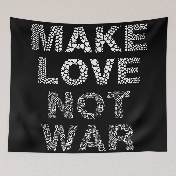 Item preview, Make love not war designed and sold by Kerry Pritchard.