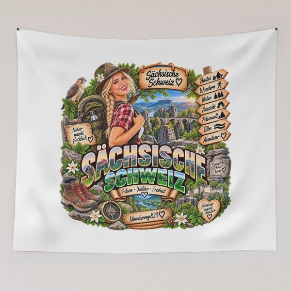 Item preview, Saxon Switzerland – Bastei Hiking Rocks & Adventure designed and sold by Wandervogel123.