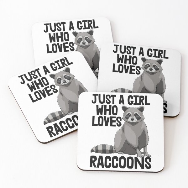 Item preview, Una chica a la que le encantan los mapaches designed and sold by jody-kuhlman.