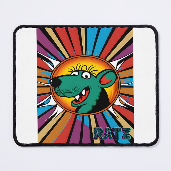 Item preview, Funny Cartoon Rat Illustration with Playful Expression designed and sold by Shaanto's Graph.