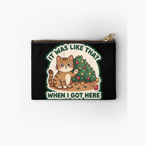 Item preview, Cat Christmas Tree Alibi — It Was Like That designed and sold by TheCalmEdit.