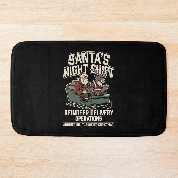 Item preview, Santa's Night Shift Reindeer Delivery Operations designed and sold by SplashTastic.