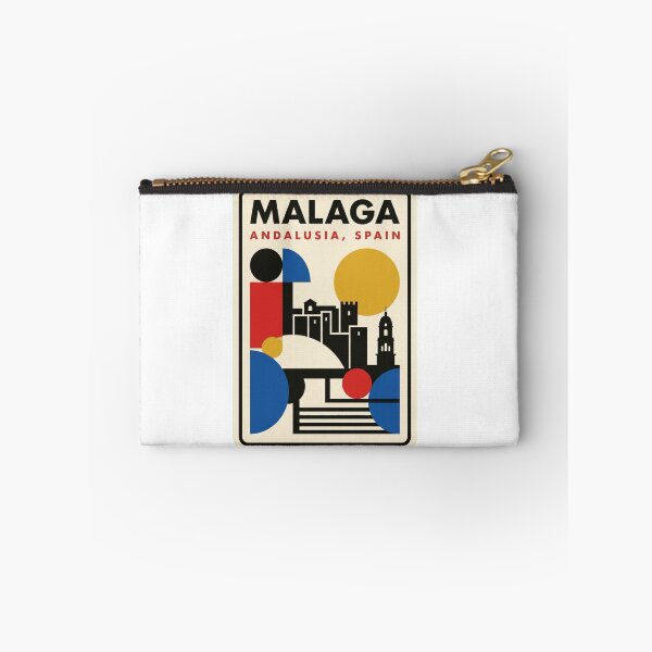 Item preview, Retro Malaga Bauhaus Geometric Skyline designed and sold by k3rstman1.
