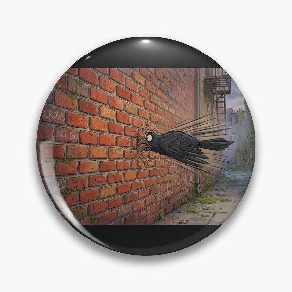 Artikelvorschau, Crow geht es nicht so gut, er hat einen richtig schlechten Tag! entworfen und verkauft von GAWPAWshop.
