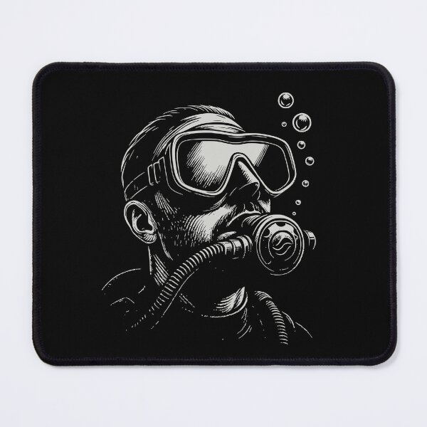 Item preview, Divers Diving Vintage Scuba Diving Design designed and sold by Loona97.