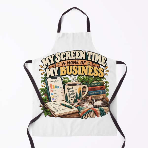 Item preview, My Screen Time Is None of My Business – Analog Life Humor designed and sold by FindYouByZ.
