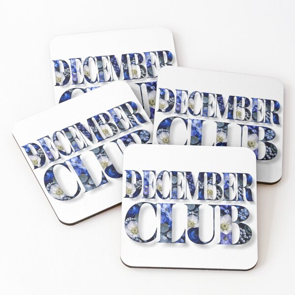 Artikelvorschau, Dezember Club Winterblumen Dezember Club Typografie entworfen und verkauft von Fun In The Sun .