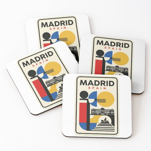 Item preview, Retro Madrid Bauhaus Geometric Skyline designed and sold by k3rstman1.