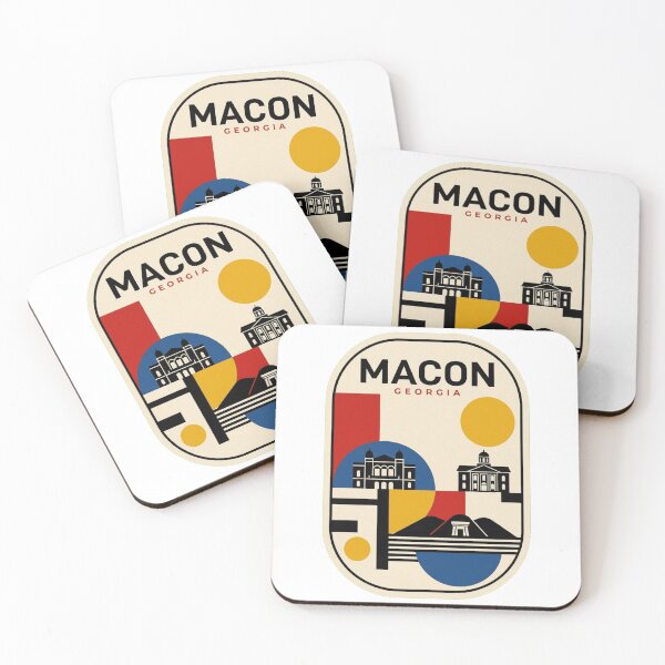 Artikelvorschau, Retro Macon Bauhaus Geometrische Skyline entworfen und verkauft von k3rstman1.