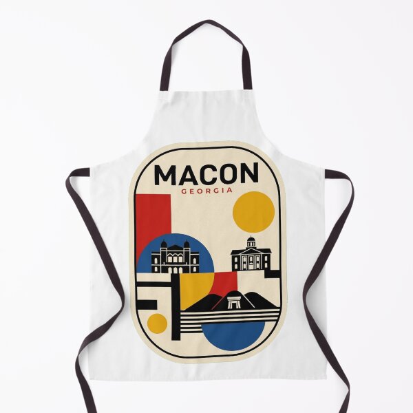 Artikelvorschau, Retro Macon Bauhaus Geometrische Skyline entworfen und verkauft von k3rstman1.