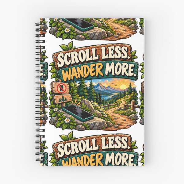 Item preview, Scroll Less Wander More – Offline Outdoor Adventure designed and sold by FindYouByZ.