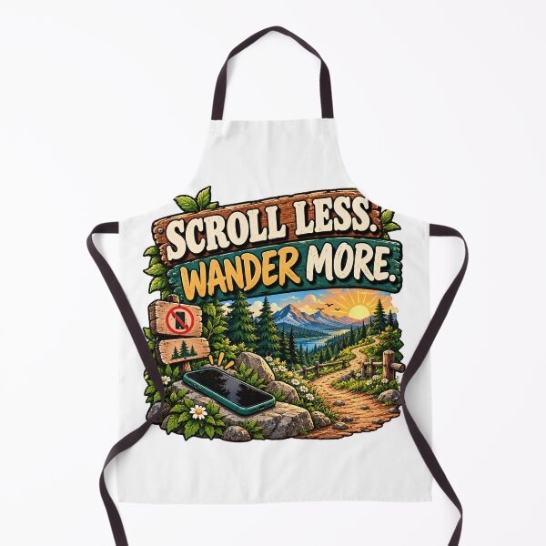 Item preview, Scroll Less Wander More – Offline Outdoor Adventure designed and sold by FindYouByZ.